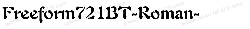 Freeform721BT-Roman字体转换