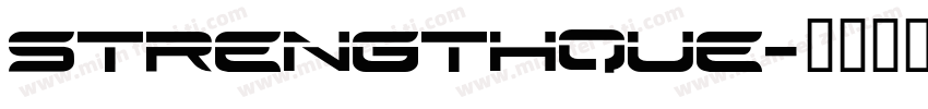 Strengthque字体转换