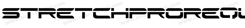 Stretchproreqular字体转换