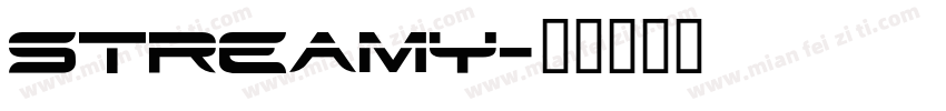 streamy字体转换