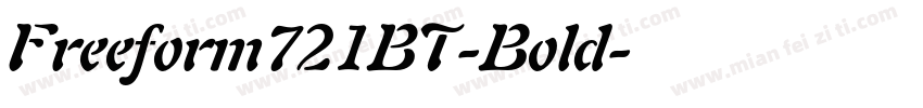 Freeform721BT-Bold字体转换
