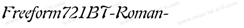 Freeform721BT-Roman字体转换