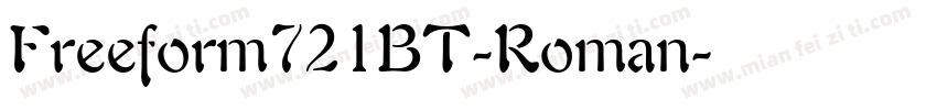 Freeform721BT-Roman字体转换