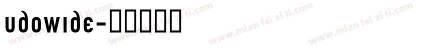 UdoWide字体转换
