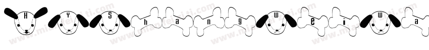 HYShangWeiWanPiHei字体转换