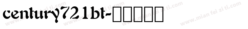 century721bt字体转换