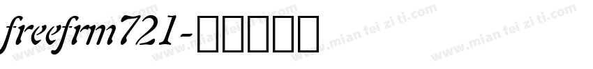 freefrm721字体转换