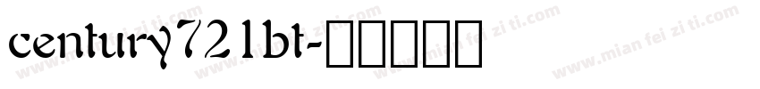 century721bt字体转换
