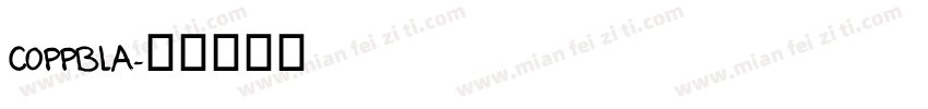 COPPBLA字体转换