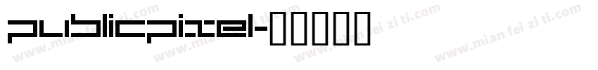 PublicPixel字体转换