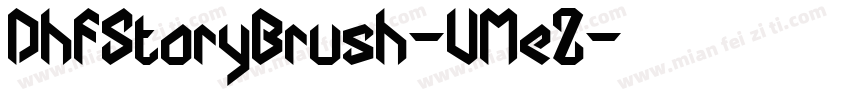 DhfStoryBrush-VMeZ字体转换