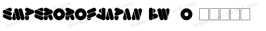 EmperorOfJapan-GW6O字体转换