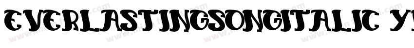 EverlastingSongItalic-YdMv字体转换