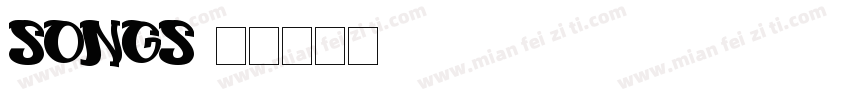 songs字体转换