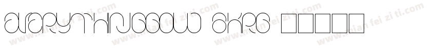 EverythingBold-8KRB字体转换