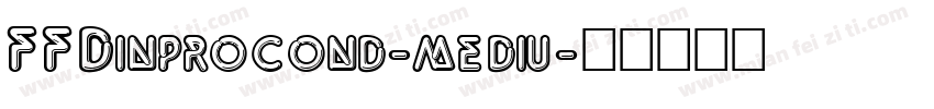 FFDinprocond-mediu字体转换