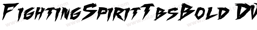FightingSpiritTbsBold-DVmW字体转换