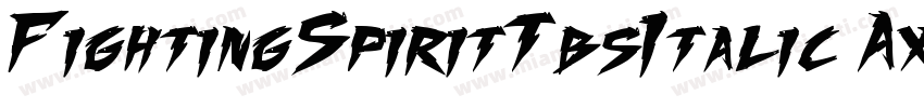 FightingSpiritTbsItalic-AxvL字体转换