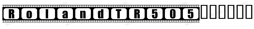 RolandTR505字体转换