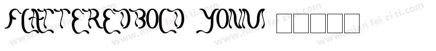 FlatteredBold-yonM字体转换