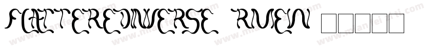 FlatteredInverse-RMeW字体转换