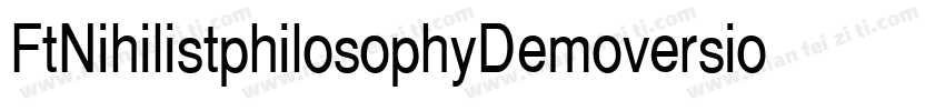 FtNihilistphilosophyDemoversion-ayxR字体转换