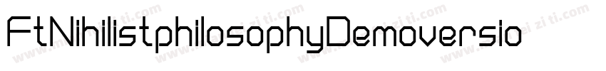 FtNihilistphilosophyDemoversion-ayxR字体转换