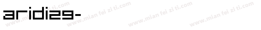 ARIDI29字体转换
