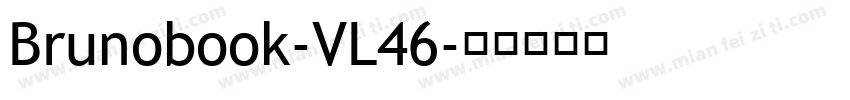 Brunobook-VL46字体转换