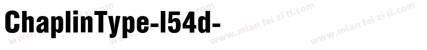 ChaplinType-l54d字体转换