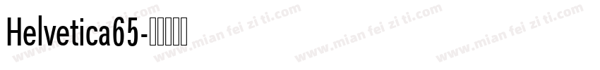 Helvetica65字体转换