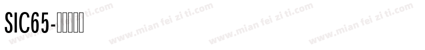 SIC65字体转换