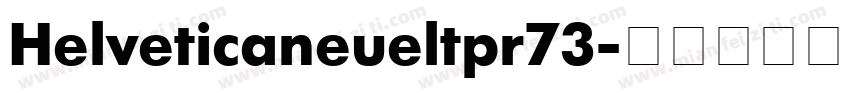 Helveticaneueltpr73字体转换