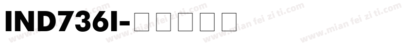 IND736I字体转换