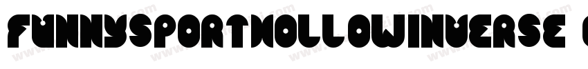 FunnySportHollowInverse-o27d字体转换