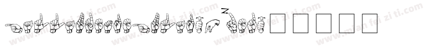 GallaudetRegular-qZe1字体转换