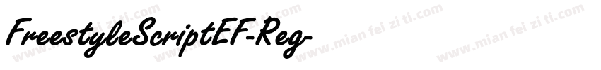 FreestyleScriptEF-Reg字体转换