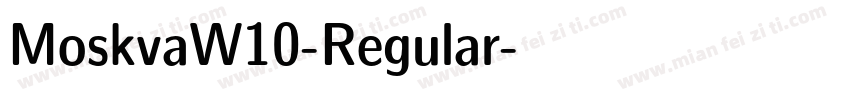 MoskvaW10-Regular字体转换