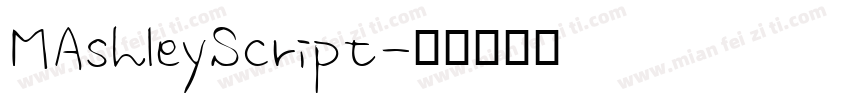 MAshleyScript字体转换