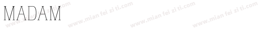 madam字体转换