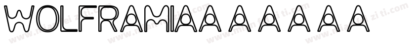 WOLFRAMIA字体转换