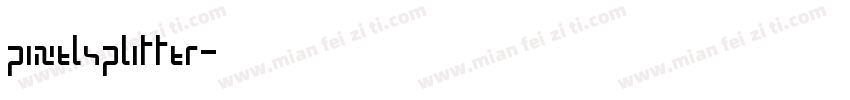 PixelSplitter字体转换