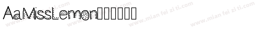 AaMissLemon字体转换