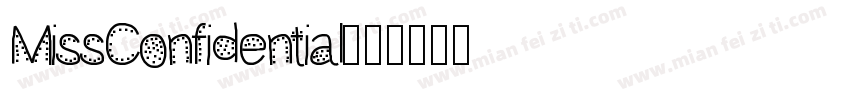 MissConfidential字体转换