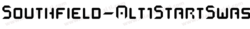 Southfield-Alt1StartSwashes字体转换