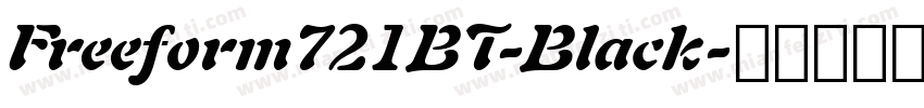 Freeform721BT-Black字体转换