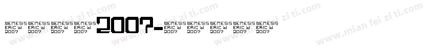 八大山人2007字体转换