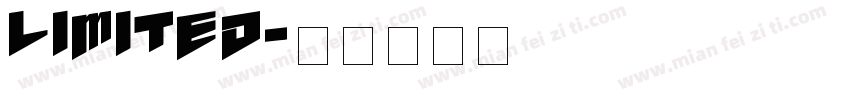 limited字体转换