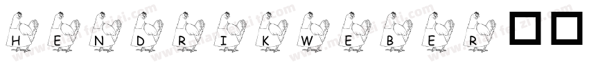 HendrikWeber字体转换