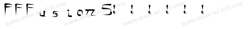 PFFusionS字体转换